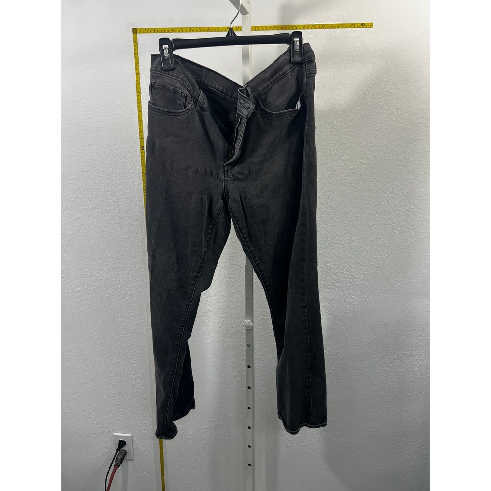 Levis 314 Shaping Straight Jeans Womens 33 Charcoal Gray Denim‎ Pants
